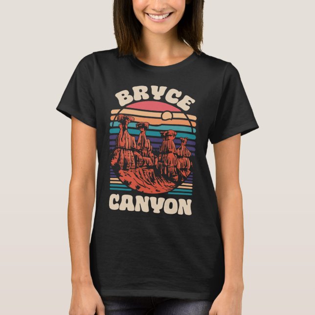 T-shirt Bryce Canyon National Park Souvenir Outdoors Hikin (Devant)