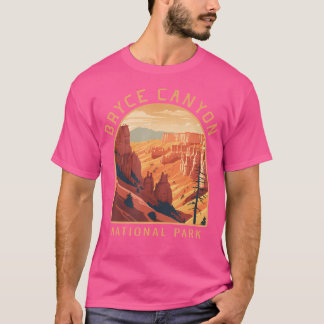 T-shirt Bryce Canyon National Park Vintage Camping Randonn