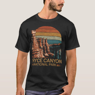 T-shirt Bryce Canyon Parc National Vintage Randonnée Bryce