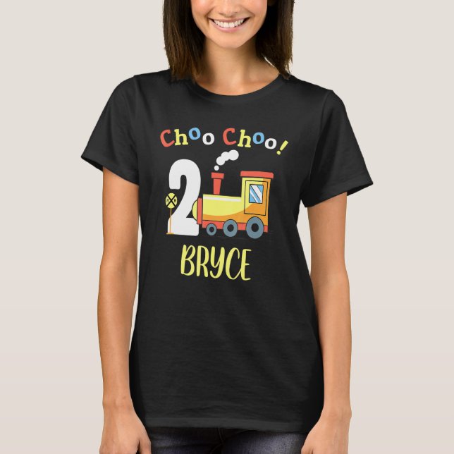 T-shirt Bryce Choo Choo Deux Train 2e Anniversaire Turin 2 (Devant)