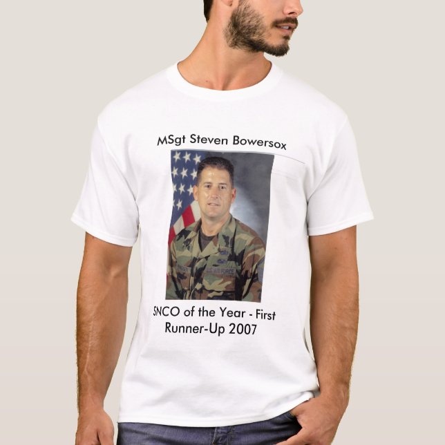 T-shirt BSox, SNCO de l'année - premier second 2007,… (Devant)