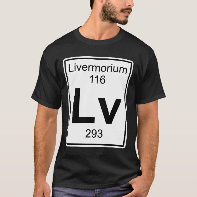 T-shirt BT - Livermorium (Devant)