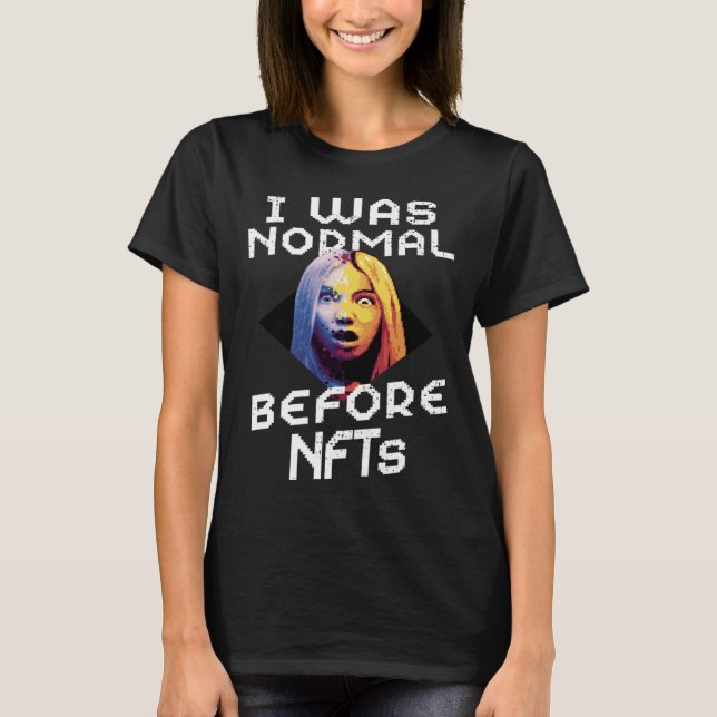 T-shirt Btc Non Funable Jeton Crypto Collector NFT (Devant)