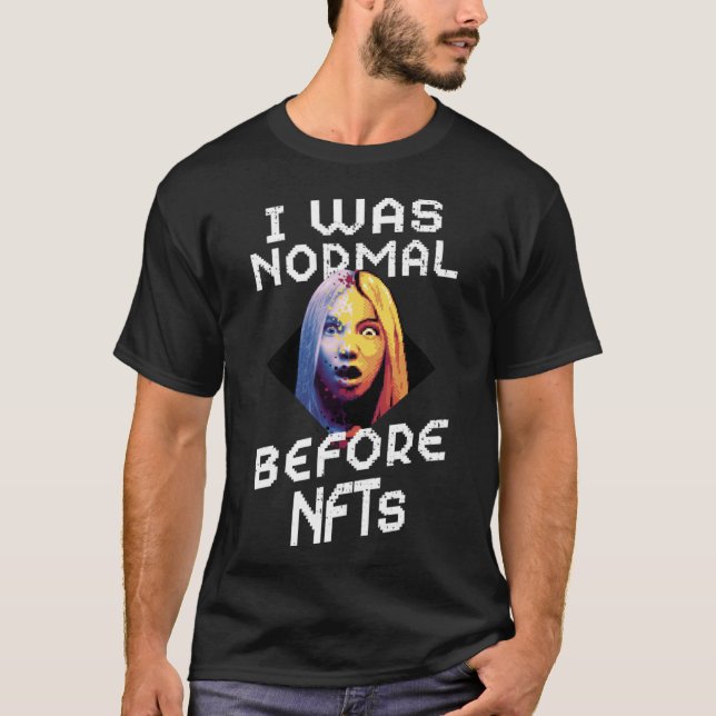 T-shirt Btc Non Funable Jeton Crypto Collector NFT (Devant)