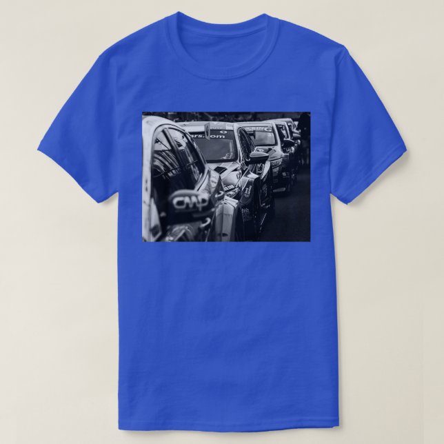 T-shirt BTCC British Touring Car Lineup (Design devant)