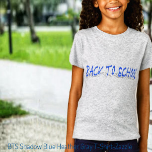 T-Shirt BTS bleu foncé