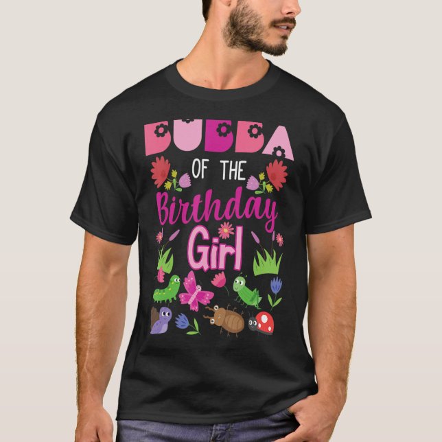T-shirt Bubba De L'Anniversaire Fille Bug Insect Anniversa (Devant)