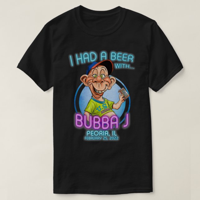 T-shirt Bubba J Peoria, IL  (Design devant)