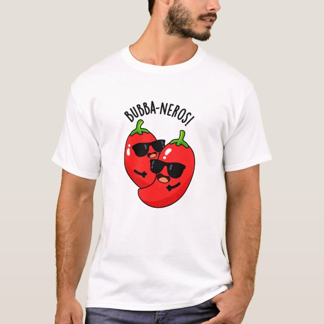 T-shirt Bubba-neros Funny Habanero Pun (Devant)