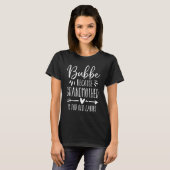 T-shirt Bubbe | Grand-mère est pour les vieilles dames (Devant entier)