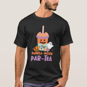 T-shirt Bubble Boba Tea Bubble Ween Par-Tea Halloween