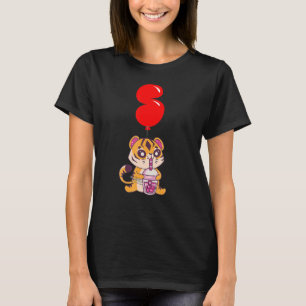 T-shirt Bubble Ea Iger 5H Birthday Kids Balloon Party