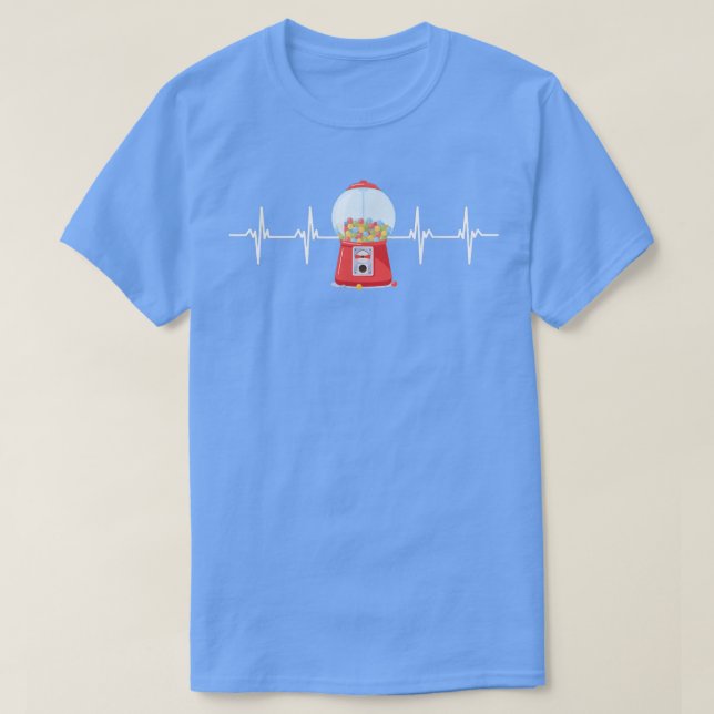 T-shirt Bubble Gum Gumball Sweet Candy Machine Bubblegum (Design devant)