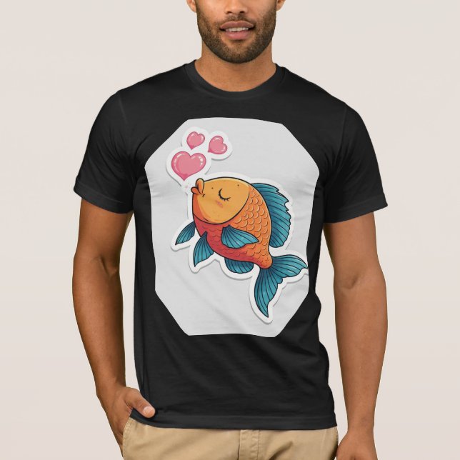 T-shirt Bubble Love from the Deep (Devant)