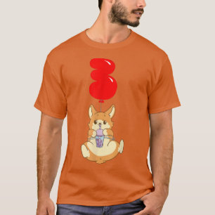 T-shirt Bubble Tea Hamster - 3e anniversaire - Ballon P po