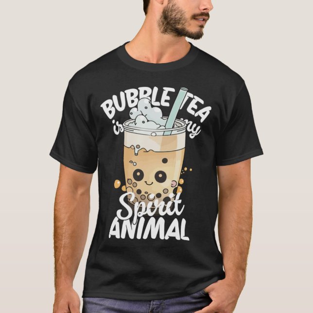 T-shirt Bubble Tea Is My Spirit Animal  2 (Devant)
