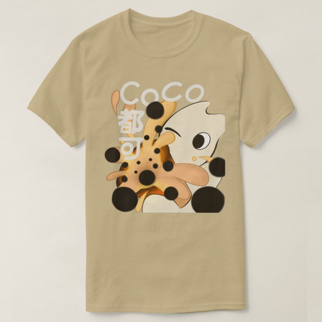 T-shirt Bubble Thé Boba Boisson (Design devant)