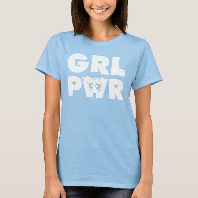 T-shirt Bubbles : Girl Power (Devant)