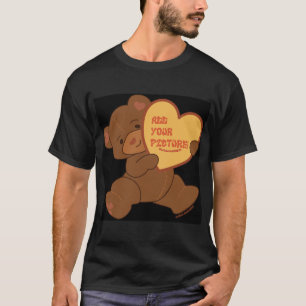 T-shirt Bubbly mignonne Ours couleur Brown