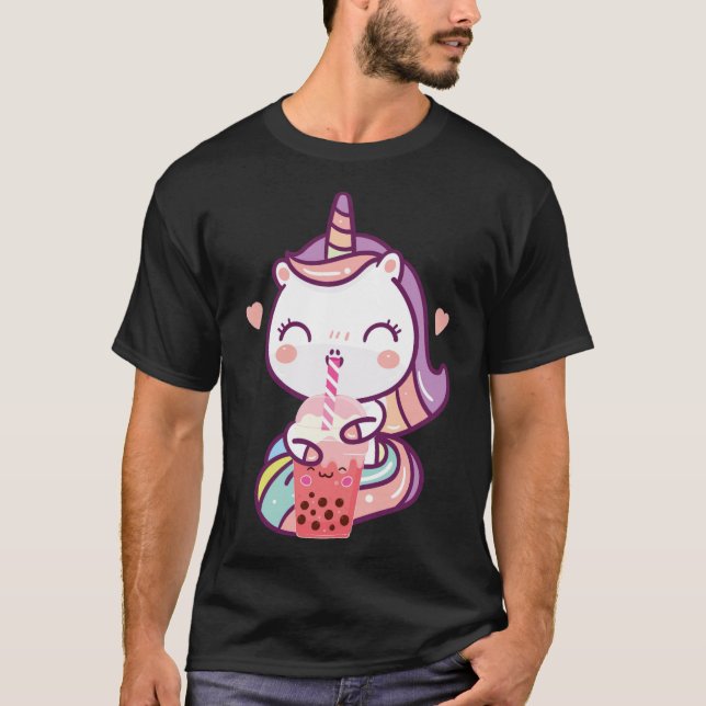 T-shirt Buble Boba Thé animaux de penelope (Devant)