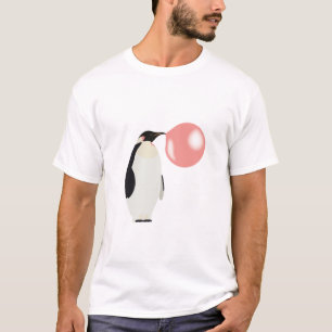 T-shirt Buble Gomme Penguin soufflant bulle