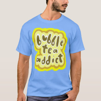 T-shirt Buble Tea Addict Yellow Version