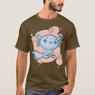 T-shirt Buble Tea Aolotl Boba Milk Kawaii Anime Pastel Go