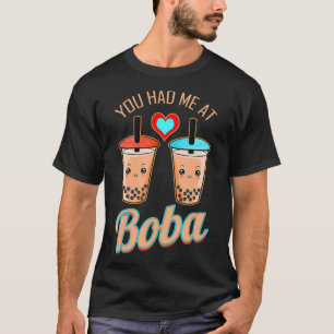 T-shirt Buble Tea Boba Cute Kawaii Bubble Tea