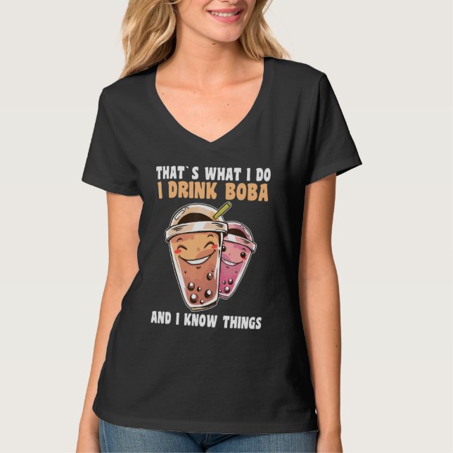 T-shirt Buble Tea Boba Tea 2 (Devant)
