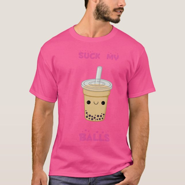 T-shirt Buble Tea -Chope Mes Boules (Devant)
