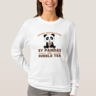 T-shirt Buble Thé Panda Chocolat Sweet Animaux Boba
