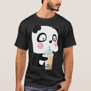 T-shirt Buble Thé Panda Drôle Boba