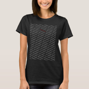 T-shirt Bucarest - Minimaliste partout sur le texte répété