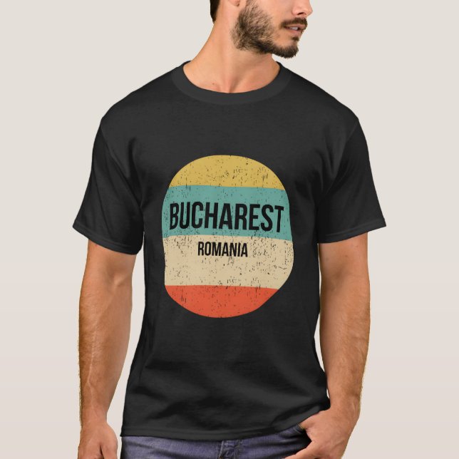 T-shirt Bucarest Roumanie (Devant)