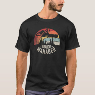 T-shirt Bûcheron Rétro Vintage Arboriculteur Branche Bûche
