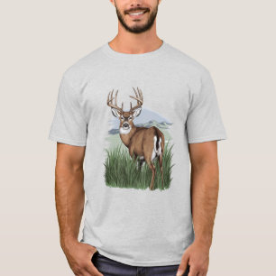 T-shirt Buck au Balai, Buck détaillé, Buck fier