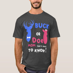 T-shirt Buck Doe Drôle Genre Révéler Grossesse Ventilateur