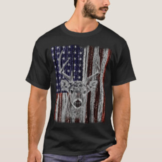 T-shirt Buck et drapeau