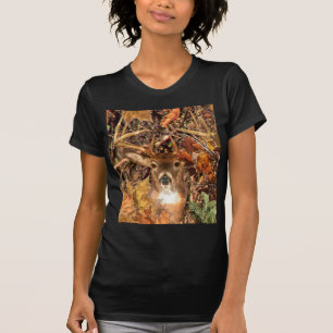 T-shirt Buck in Camouflage White Tail Deer