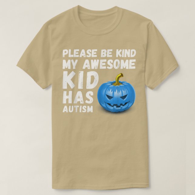 T-shirt Bucket Citrouille Bleu Halloween Être Comme Mon Fi (Design devant)