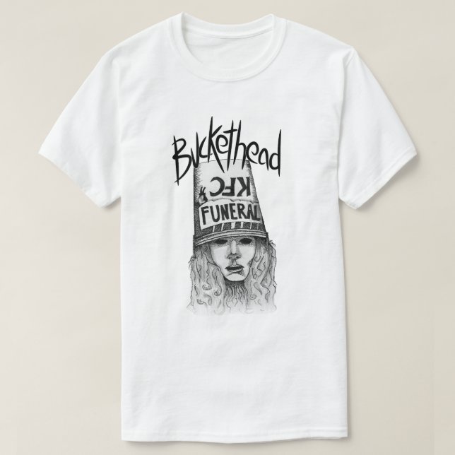 T-shirt Buckethead Sketch (version titre) (Design devant)