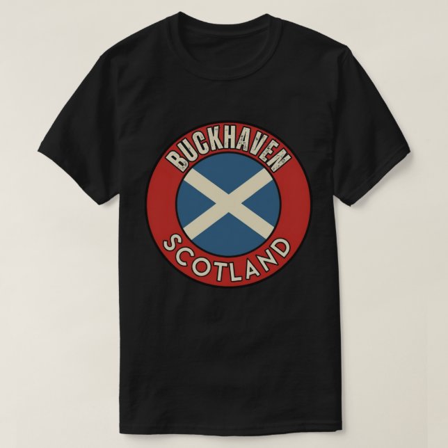T-shirt Buckhaven, Écosse (Design devant)