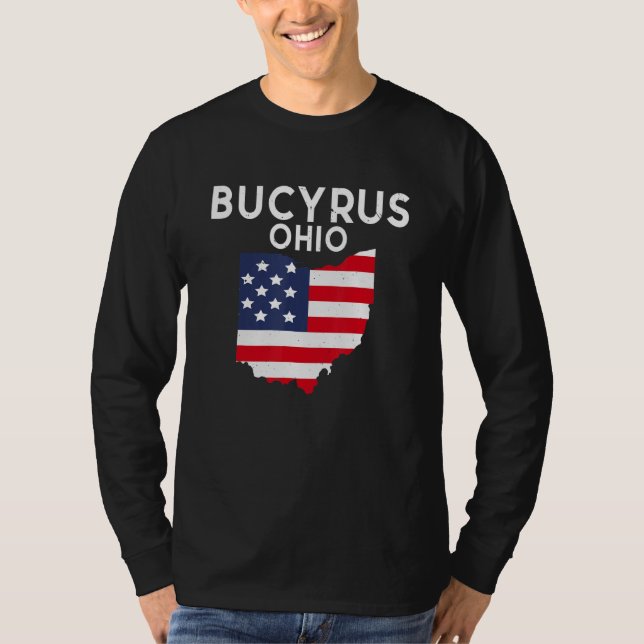 T-shirt Bucyrus Ohio USA State America Travel Ohioan (Devant)
