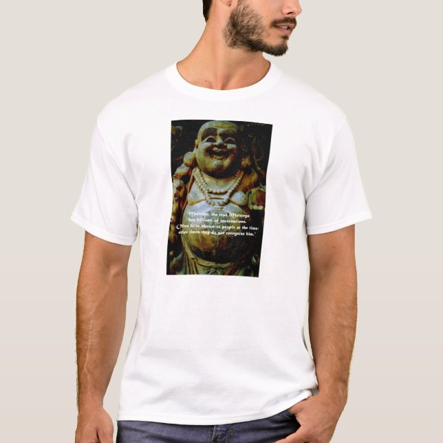 T-shirt Budai : Le Bouddha riant (Devant)