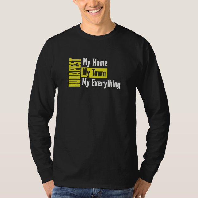 T-shirt Budapest Hongrie (Devant)
