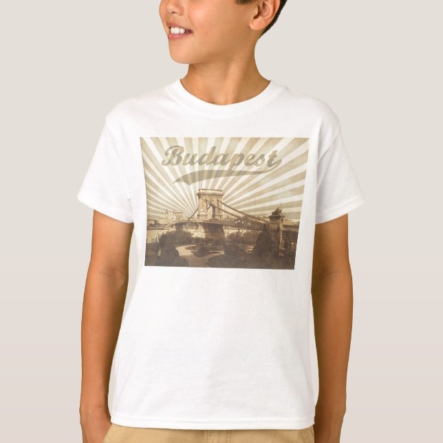 T-shirt Budapest vintage (Devant)