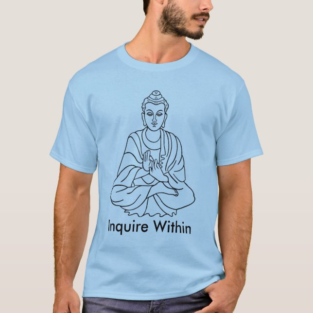 T-shirt buddha-1, Se renseigner à l'intérieur (Devant)