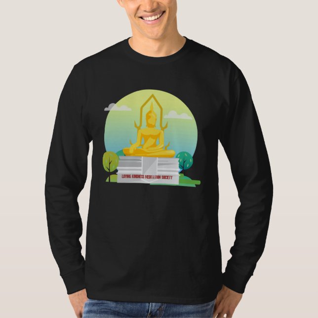 T-shirt Buddha Mindfulness Buddhist Gautama Buddhism Lovin (Devant)