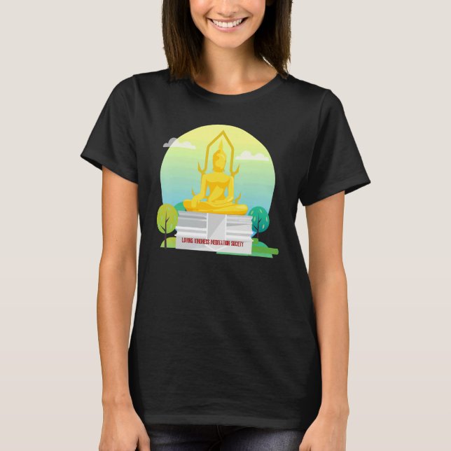 T-shirt Buddha Mindfulness Buddhist Gautama Buddhism Lovin (Devant)