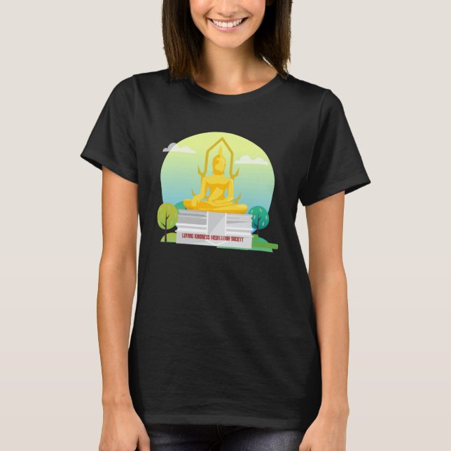 T-shirt Buddha Mindfulness Buddhist Gautama Buddhism Lovin (Devant)